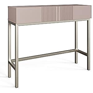 Frank Olsen Iona LED Mood Lighting Console Table in Mulberry