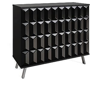 Frank Olsen Elevate Black Small Sideboard with Mood Lighting