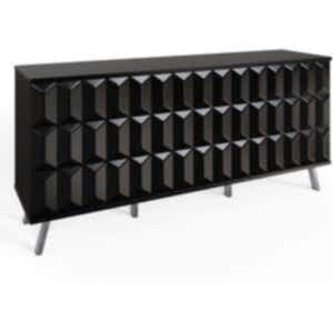 Frank Olsen Elevate Black Sideboard with Mood Lighting