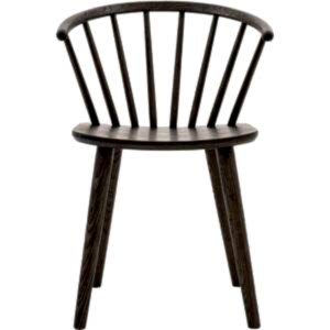 Set of 2 x Handi Wooden Dining Chairs in Natural or Mocha Oak