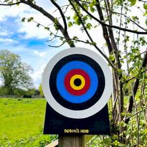 Archery Target Bird Box with Personalised Text
