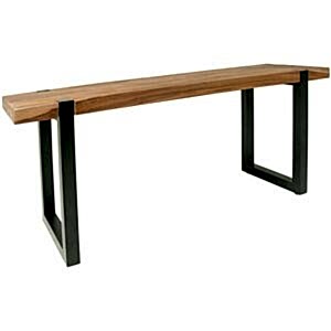 Set of Two Bogart Reclaimed Teak Dining Benches
