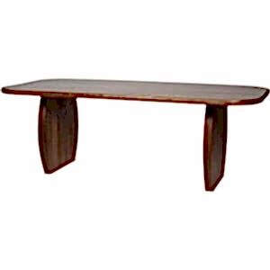 Cannery Rectangular Dark Wood Dining Table 6-8 Seater