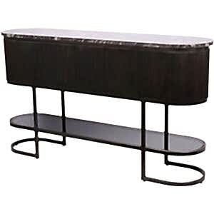 Belvedere Black Console Table by The Arba Furniture Company