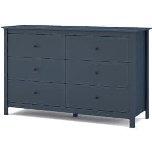 Lucena Six Drawer Chest  - Navy Blue