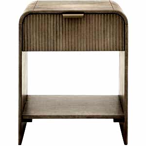 Colonna Mango Wood 1 Drawer Bedside Table in Large or Small