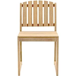 Set of 2 x Rialto Outdoor Acacia Wood Dining Chairs
