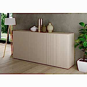 Raveena Sideboard, Three Doors - Cashmere Finish  by Andrew Piggott Contemporary Furniture