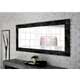 Como Rectangular Mirror - Anthracite Finish by Andrew Piggott Contemporary Furniture