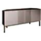Frank Olsen Iona LED Mood Lighting Corner TV Unit in Mulberry by Frank Olsen Furniture