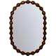 Carmel Oval Wooden Carved Mirror by The Arba Furniture Company