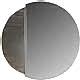 Belvedere Black Wall Mirror 90cm by The Arba Furniture Company